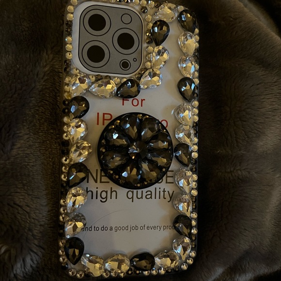 iPhone 13 Pro Blingy Case Clear Cover with Pop - Picture 1 of 10